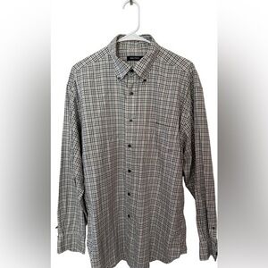 Nautica, long sleeve men’s dress shirt, large